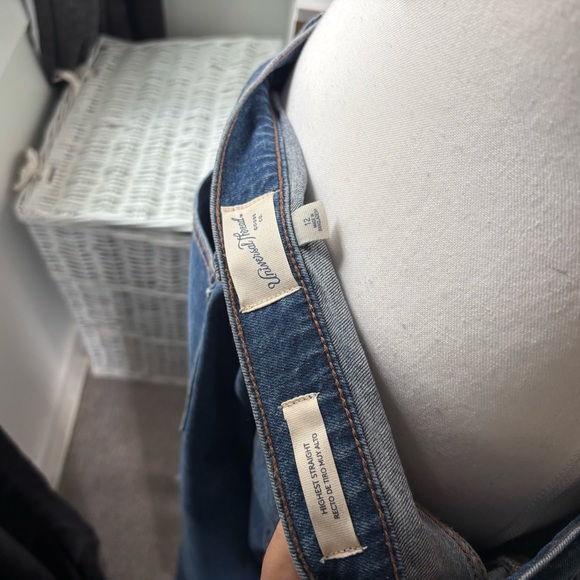 NWOT!! Universal Thread Deep Blue Wide Leg Jeans - Picture 7 of 7